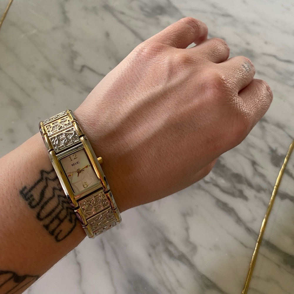 Relic Gold and Silver Toned Wristwatch